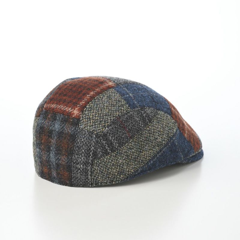 ステットソンのハンチング HARRISTWEED PATCHWORK HUNTING（ハリスツイード パッチワーク ハンチング） SE790 ブラウン