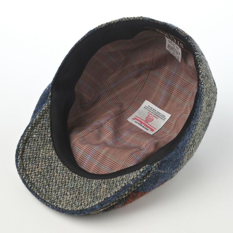 ステットソンのハンチング HARRISTWEED PATCHWORK HUNTING（ハリスツイード パッチワーク ハンチング） SE790 ブラウン