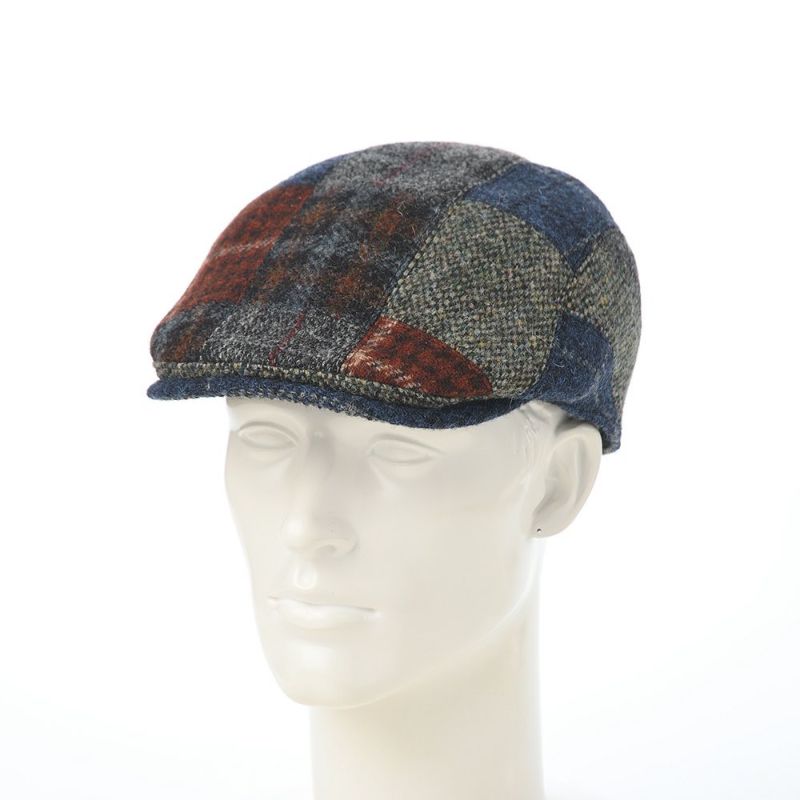 ステットソンのハンチング HARRISTWEED PATCHWORK HUNTING（ハリスツイード パッチワーク ハンチング） SE790 ブラウン