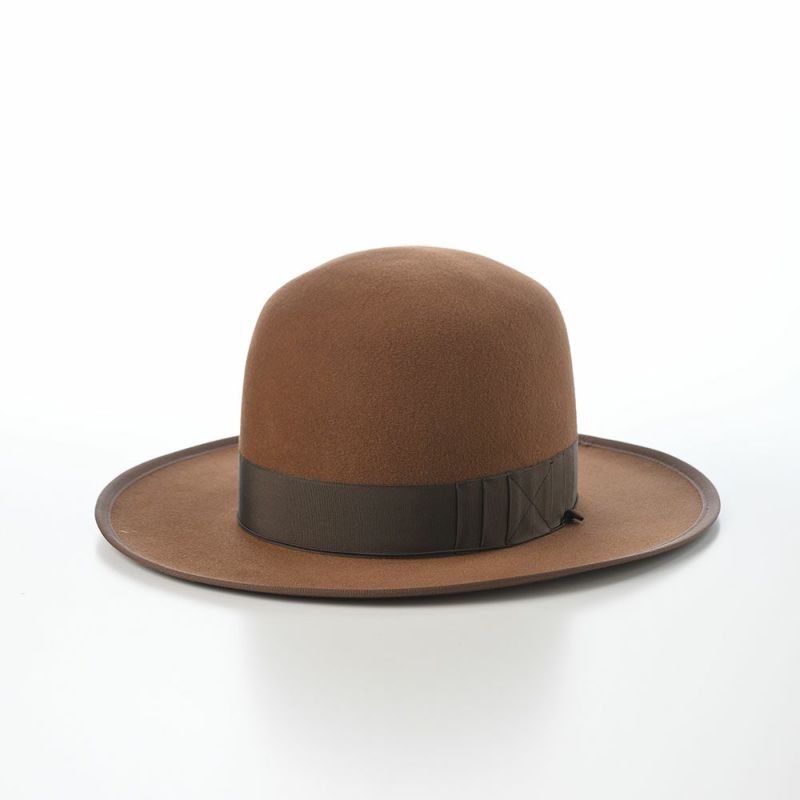 ステットソンのフェルトハット VELOR FELT OPENCROWN（ベロアフェルト オープンクラウン） SE797 キャメル