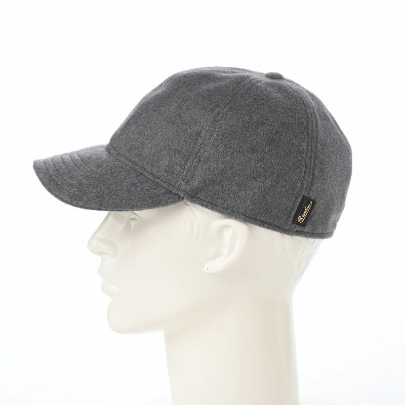 ボルサリーノのキャップ Baseball Cap（ベースボール キャップ） B95006 グレー