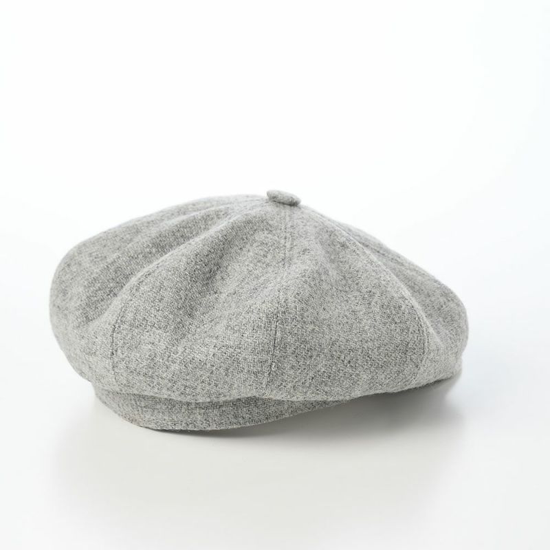 ステルコフスキーのマリンキャップ Big Apple Harris Tweed（ビッグアップル ハリスツイード） ライトグレー