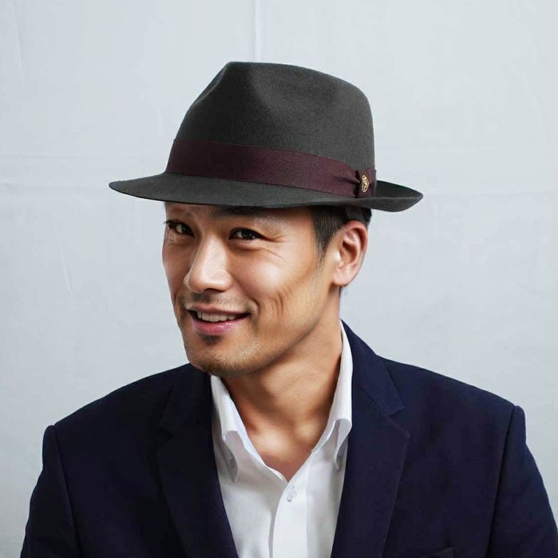 ガリュープラネットのフェルトハット Classic Felt Hat（クラシックフェルトハット）812 チャコール