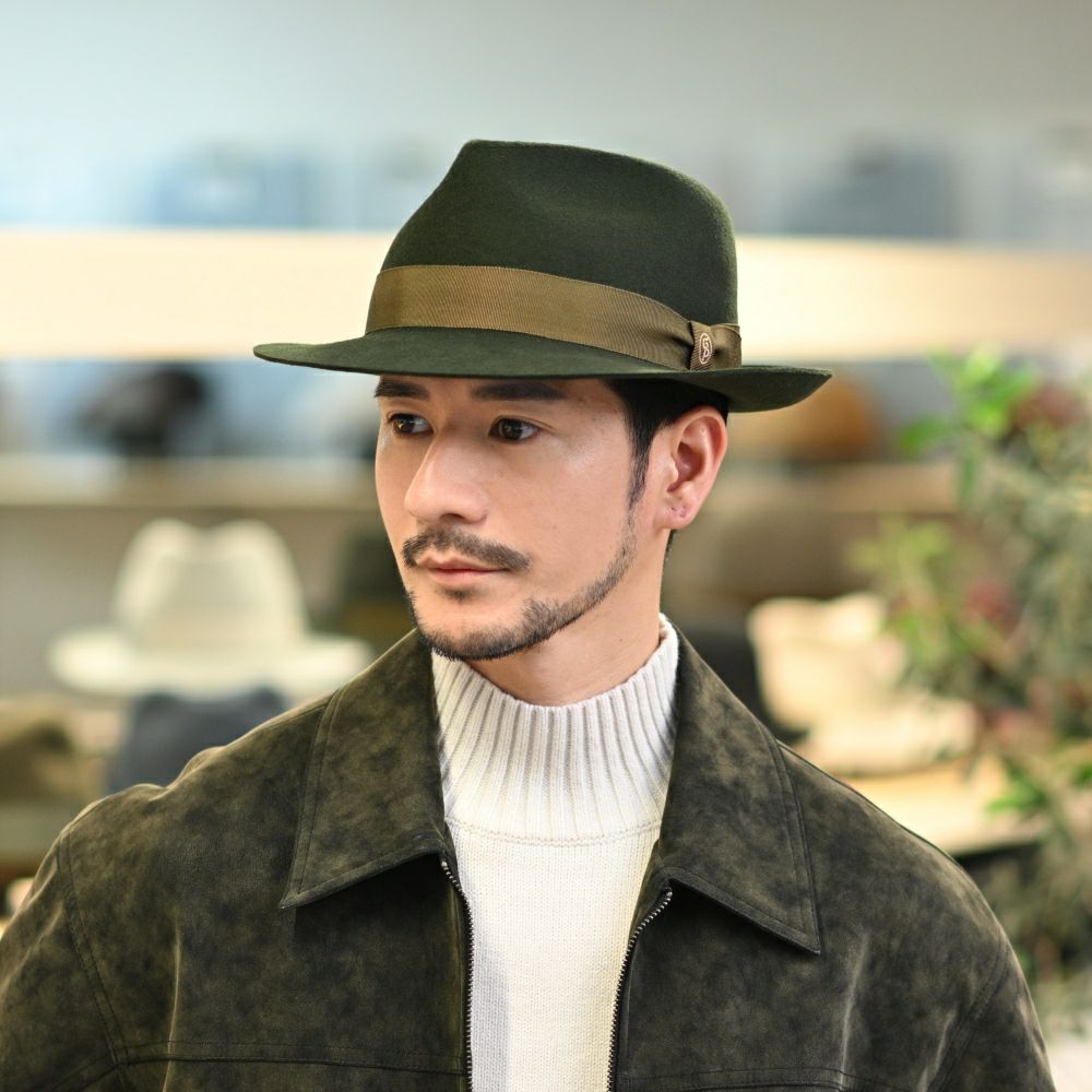 ガリュープラネットのフェルトハット Classic Felt Hat（クラシックフェルトハット）812 カーキ