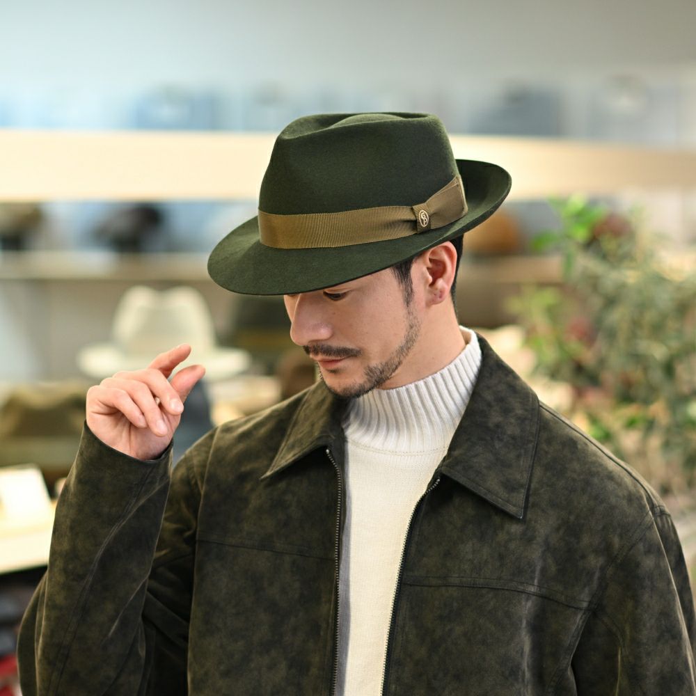 ガリュープラネットのフェルトハット Classic Felt Hat（クラシックフェルトハット）812 カーキ
