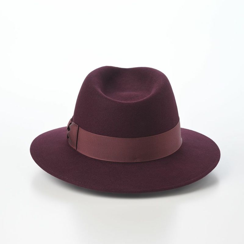 トナックのフェルトハット FEDORA ROUGE（フェドラ ルージュ） ワインレッド