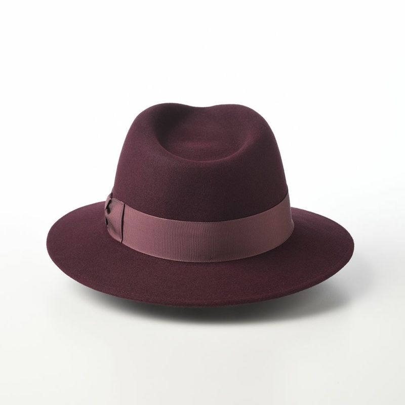 トナックのフェルトハット FEDORA ROUGE（フェドラ ルージュ） ワインレッド
