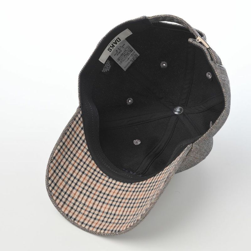 ダックスのキャップ Cap Melange Tweed（キャップ メランジ ツイード） D1903 グレー