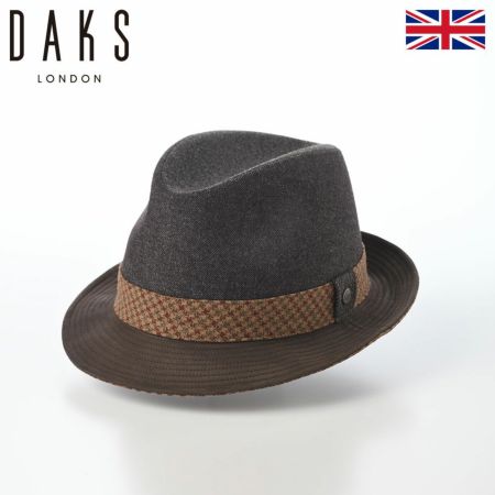 ダックスのソフトハット Hat Patchwork（ハット パッチワーク） D1918 ブラウン