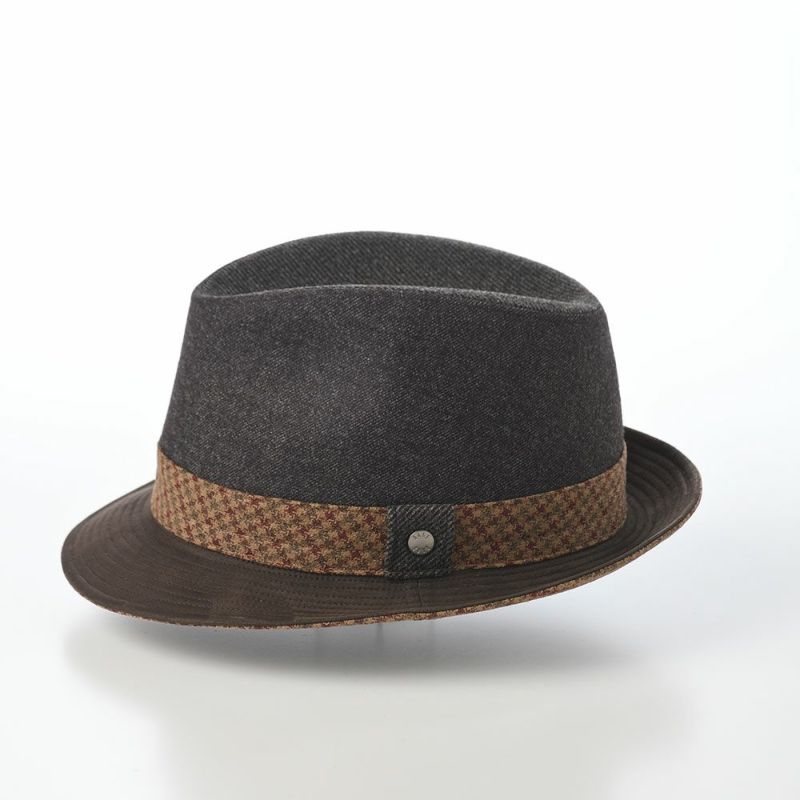 ダックスのソフトハット Hat Patchwork（ハット パッチワーク） D1918 ブラウン