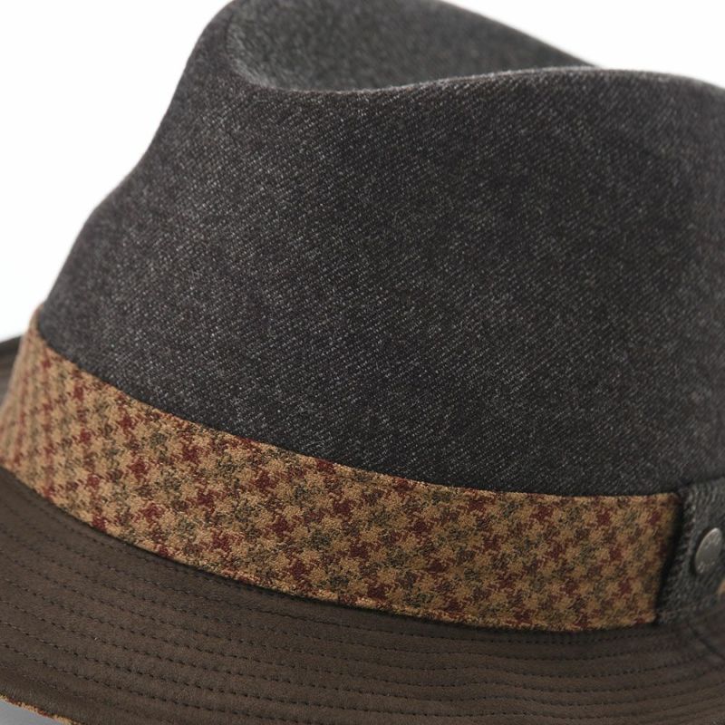 ダックスのソフトハット Hat Patchwork（ハット パッチワーク） D1918 ブラウン