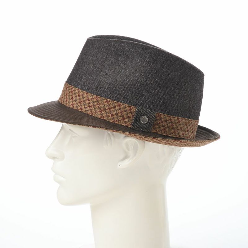 ダックスのソフトハット Hat Patchwork（ハット パッチワーク） D1918 ブラウン