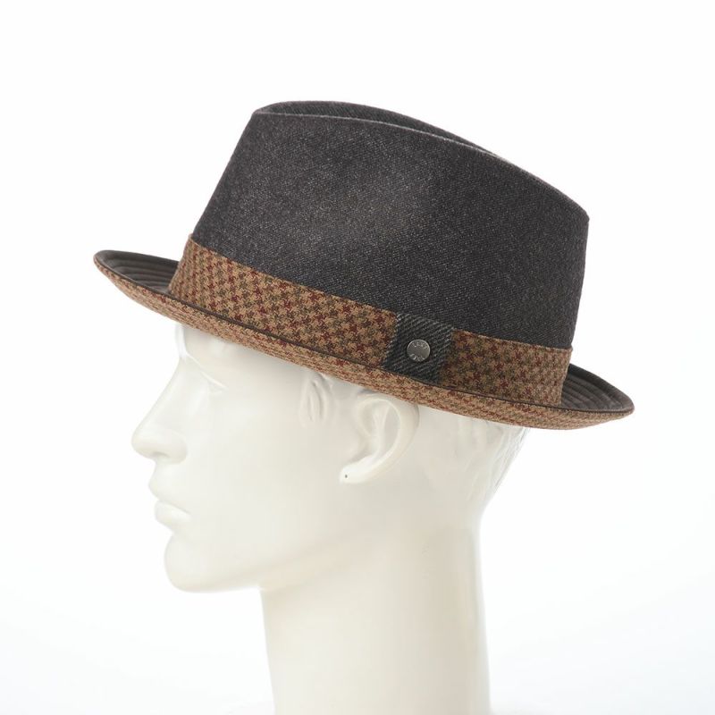 ダックスのソフトハット Hat Patchwork（ハット パッチワーク） D1918 ブラウン