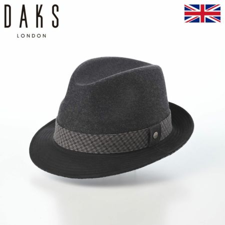 ダックスのソフトハット Hat Patchwork（ハット パッチワーク） D1918 グレー