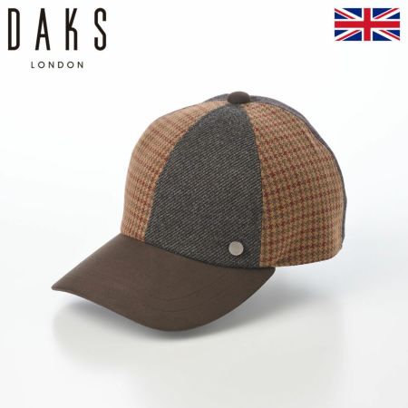 ダックスのキャップ Cap Patchwork（キャップ パッチワーク） D1921 ブラウン