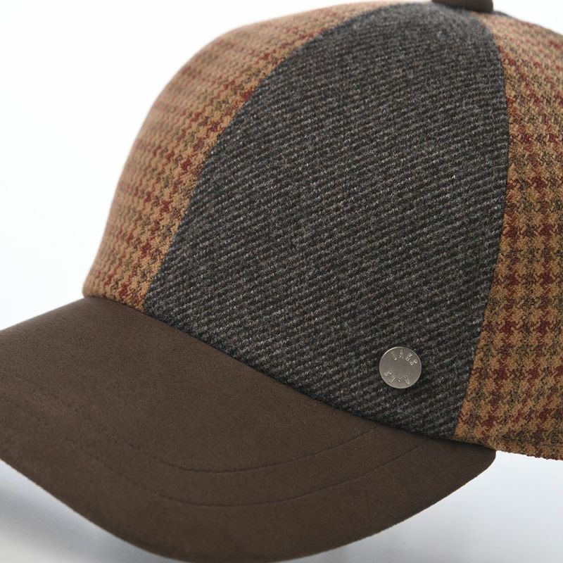 ダックスのキャップ Cap Patchwork（キャップ パッチワーク） D1921 ブラウン