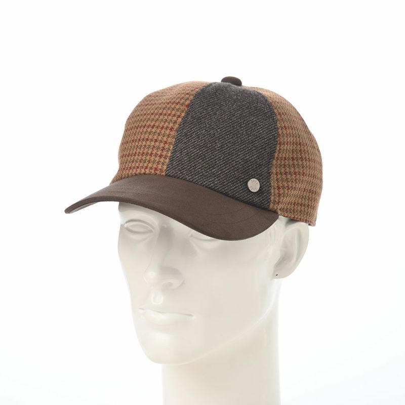 ダックスのキャップ Cap Patchwork（キャップ パッチワーク） D1921 ブラウン