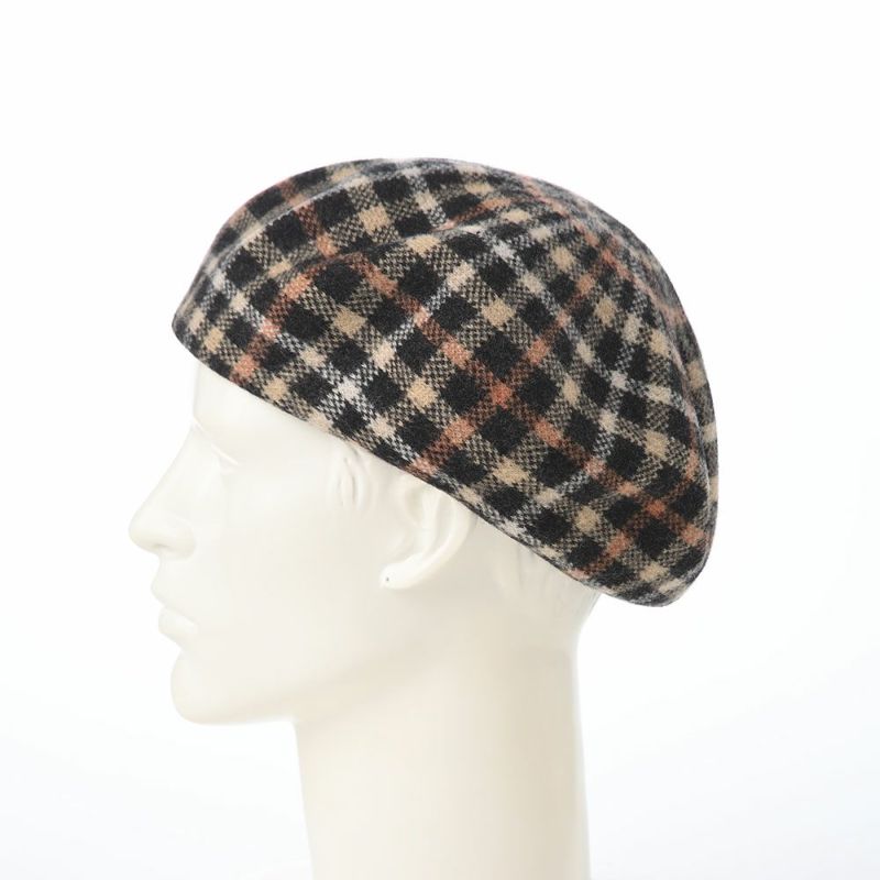 ダックスのベレー帽 Basque Beret Check（バスクベレー チェック） D9202 ブラックハウス