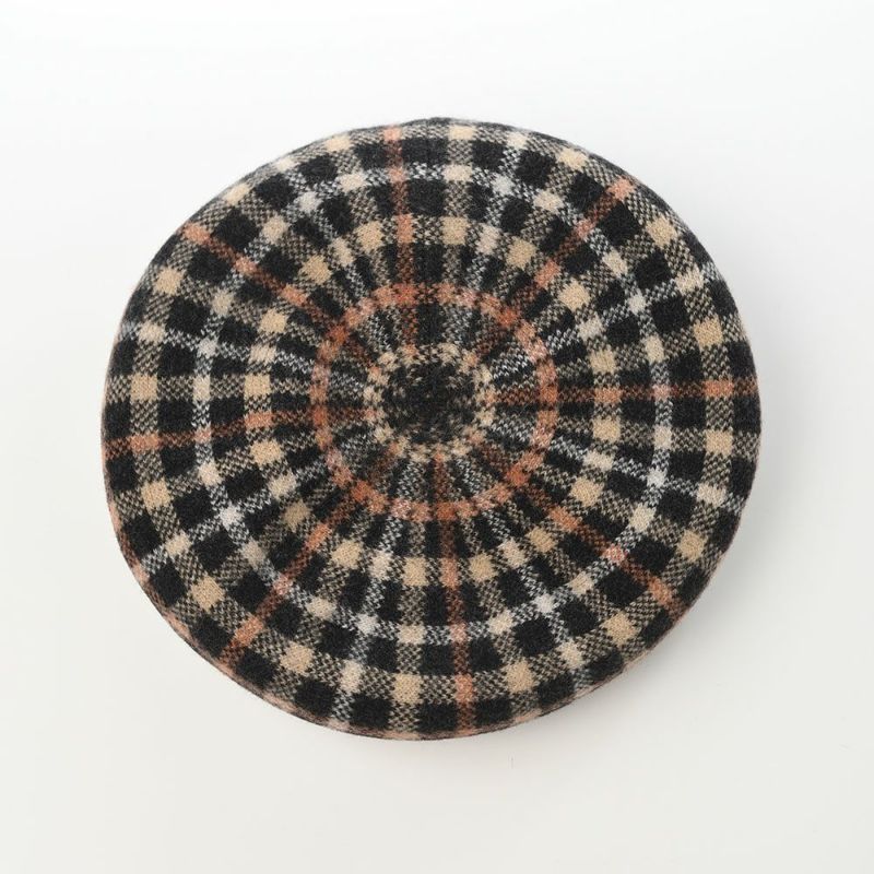 ダックスのベレー帽 Basque Beret Check（バスクベレー チェック） D9202 ブラックハウス