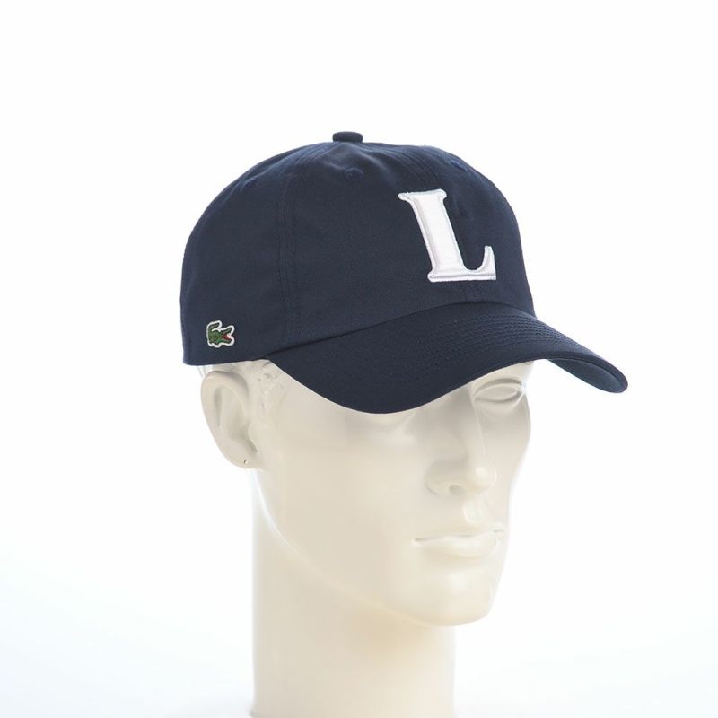 ラコステのキャップ 3D INITIAL CAP（3D イニシャルキャップ） L1333 ネイビー