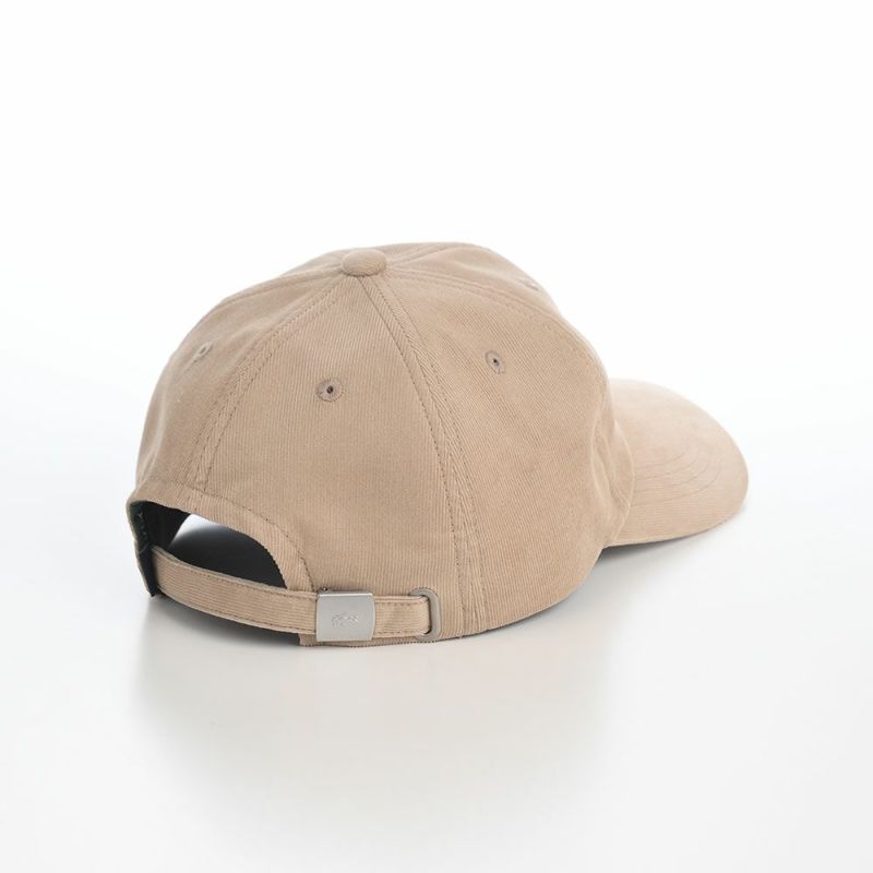 ラコステのキャップ ONE POINT CORDUROY CAP（ワンポイント コーデュロイキャップ） L1335 ベージュ