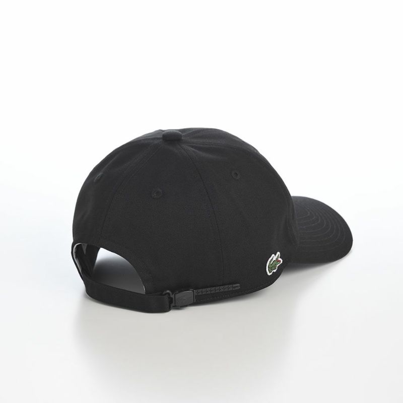 ラコステのキャップ GOLF GRAPHIC CAP（ゴルフグラフィックキャップ） L1345 ブラック