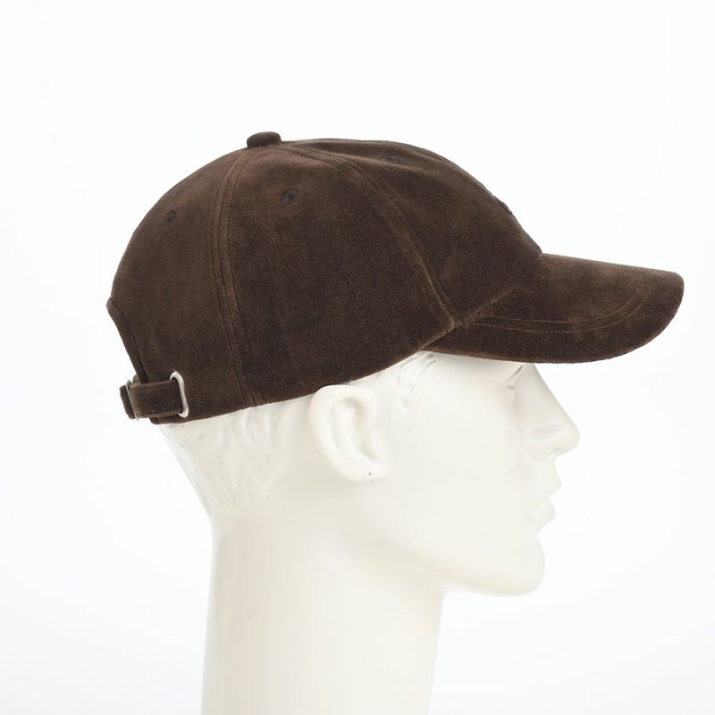 ラコステのキャップ ONE POINT VELVETEEN CAP（ワンポイント ベルベティーンキャップ） L7143 ブラウン