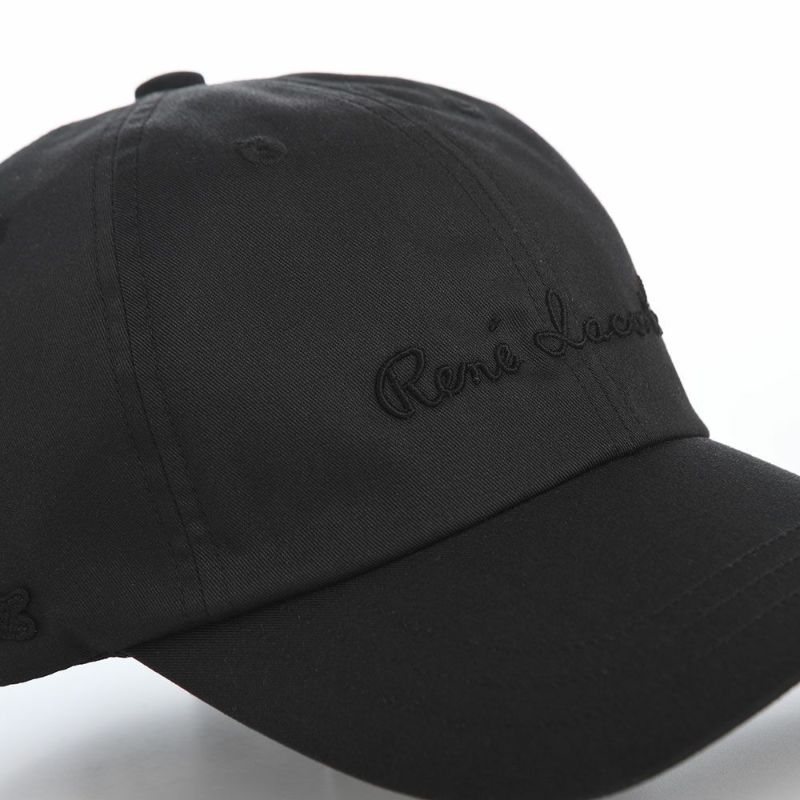 ラコステのキャップ 3D RENE CAP（3D ルネキャップ） L7145 ブラック