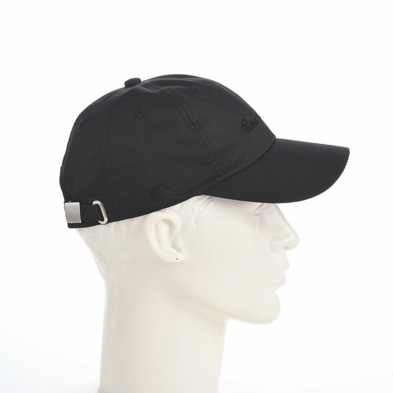 ラコステのキャップ 3D RENE CAP（3D ルネキャップ） L7145 ブラック