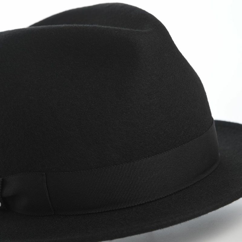 ラコステのフェルトハット ONE POINT FELT HAT（ワンポイント フェルトハット） L1351 ブラック