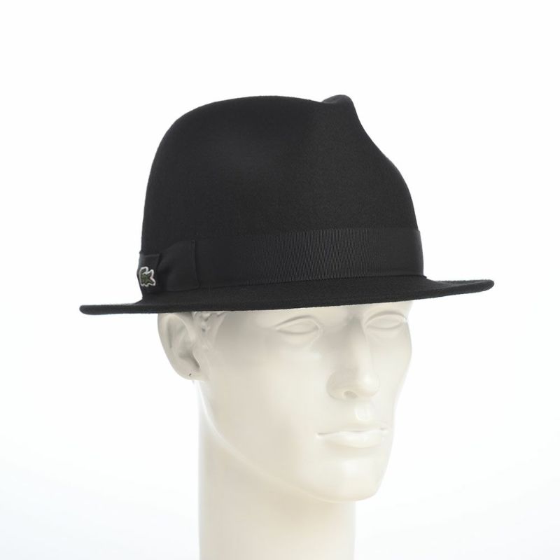 ラコステのフェルトハット ONE POINT FELT HAT（ワンポイント フェルトハット） L1351 ブラック