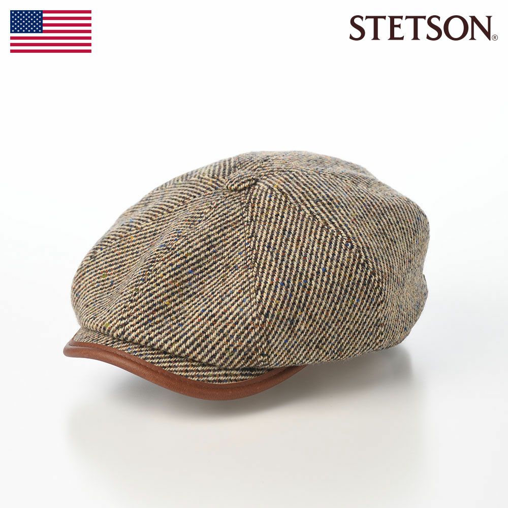 ウィアード　キャスケット2点セット ステットソン キャスケット IRISH TWEED CASQUETTE（アイリッシュ