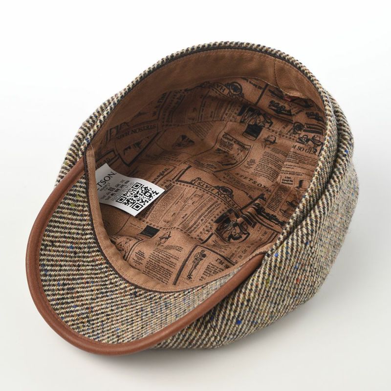 ステットソンのキャスケット IRISH TWEED CASQUETTE（アイリッシュツイード キャスケット） ST236EU ベージュ