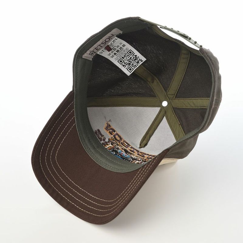 ステットソンのキャップ TRUCKER CAP WILD LIFE（トラッカーキャップ ワイルドライフ） ST254EU ブラウン