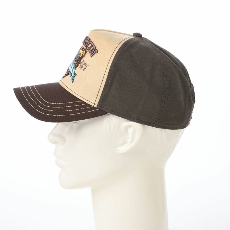 ステットソンのキャップ TRUCKER CAP WILD LIFE（トラッカーキャップ ワイルドライフ） ST254EU ブラウン