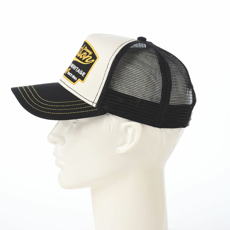 ステットソンのキャップ TRUCKER CAP AMERICN HERITAGE（トラッカーキャップ アメリカンヘリテージ） ST255EU ブラック