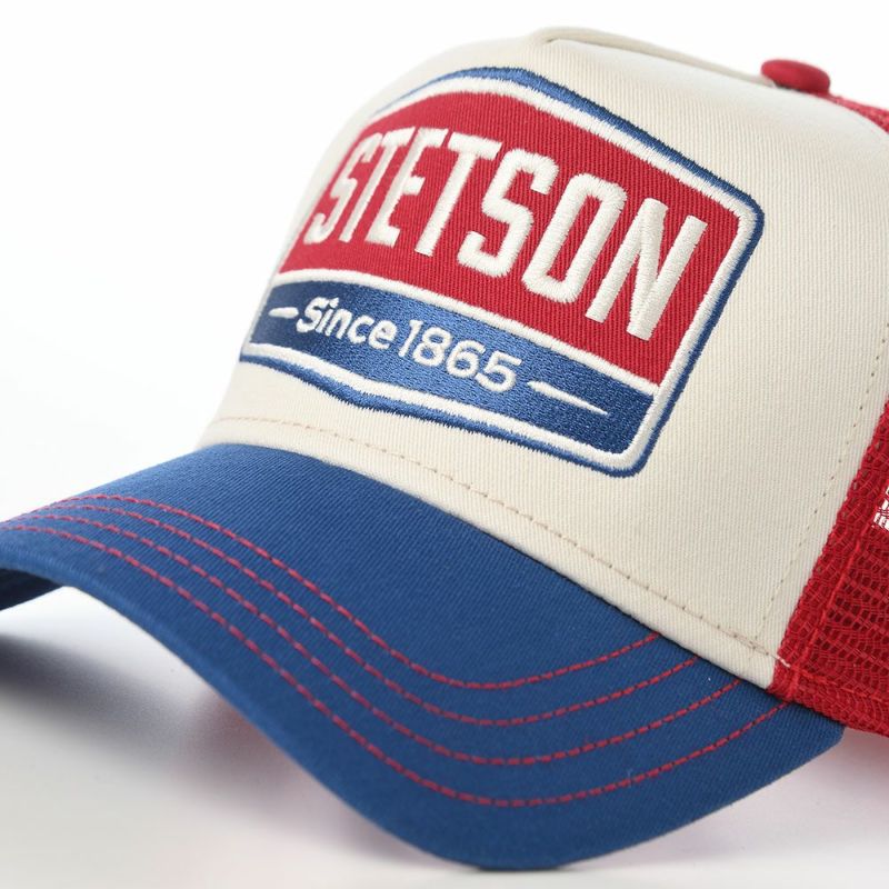 ステットソンのキャップ TRUCKER CAP GAS STATION（トラッカーキャップ ガスステーション） ST256EU ブルー