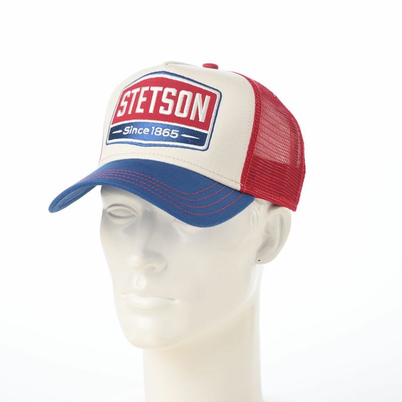 ステットソンのキャップ TRUCKER CAP GAS STATION（トラッカーキャップ ガスステーション） ST256EU ブルー