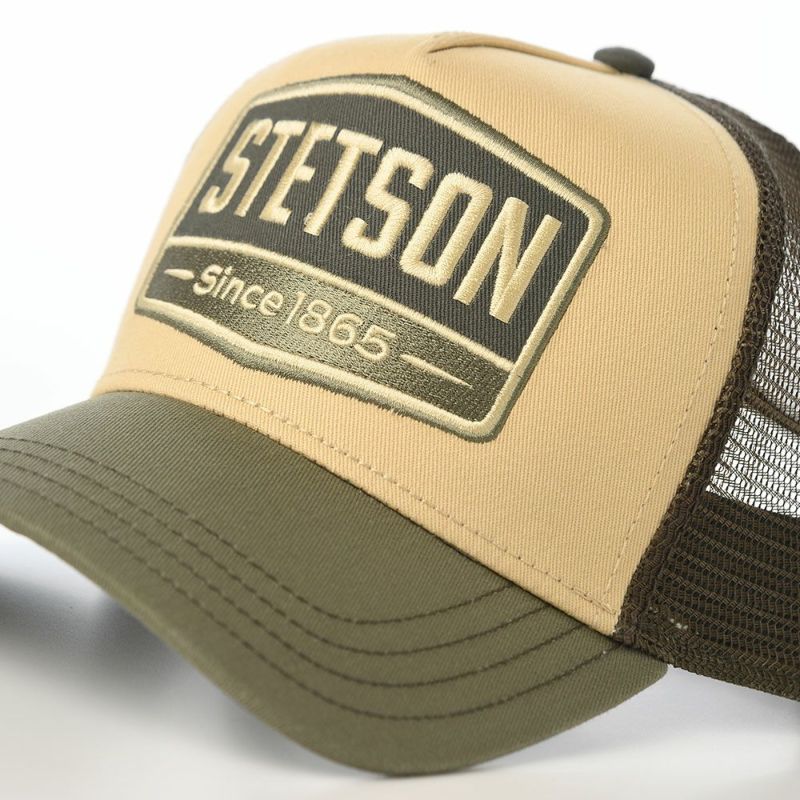 ステットソンのキャップ TRUCKER CAP GAS STATION（トラッカーキャップ ガスステーション） ST256EU グリーン