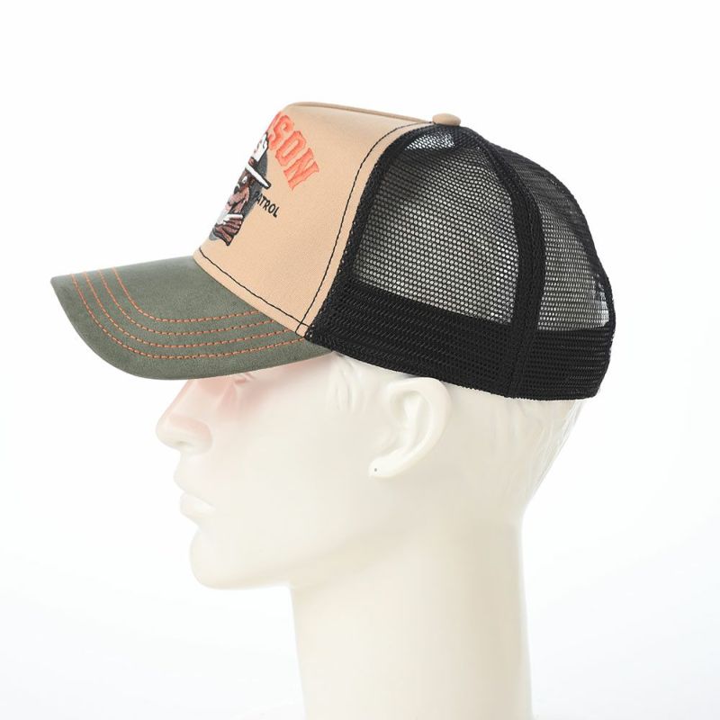 ステットソンのキャップ TRUCKER CAP FOREST PATROL（トラッカーキャップ フォレストパトロール） ST257EU カーキ