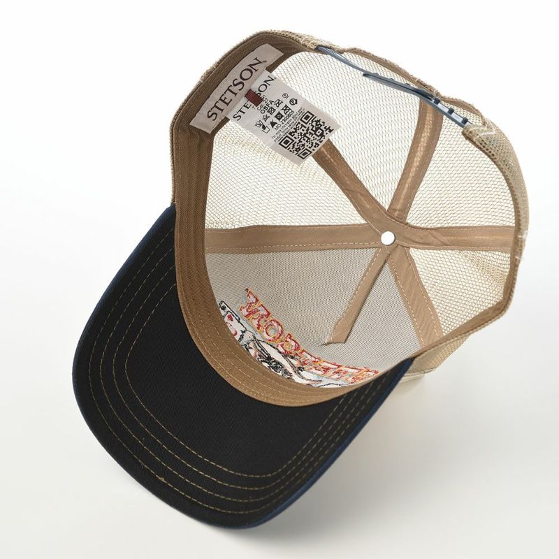 ステットソンのキャップ TRUCKER CAP GAMBLING GRIFTER（トラッカーキャップ ギャンブリンググリフター） ST258EU ネイビー