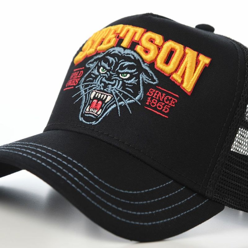 ステットソンのキャップ TRUCKER CAP WILD ONES（トラッカーキャップ ワイルドワンズ） ST259EU ブラック