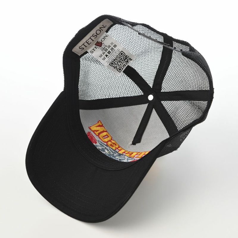 ステットソンのキャップ TRUCKER CAP WILD ONES（トラッカーキャップ ワイルドワンズ） ST259EU ブラック