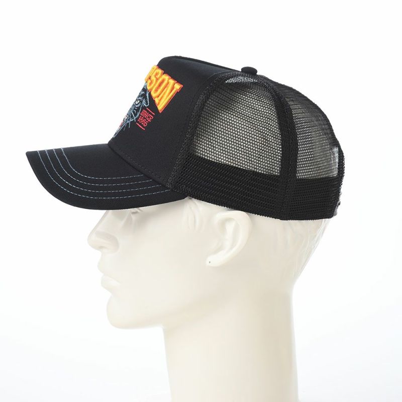 ステットソンのキャップ TRUCKER CAP WILD ONES（トラッカーキャップ ワイルドワンズ） ST259EU ブラック