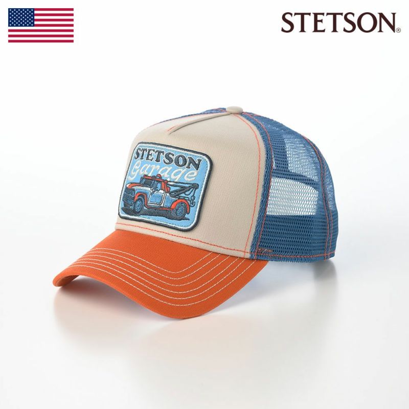 ステットソンのキャップ TRUCKER CAP STETSON's GARAGE（トラッカーキャップ ステットソンズ ガレージ） ST265EU オレンジ