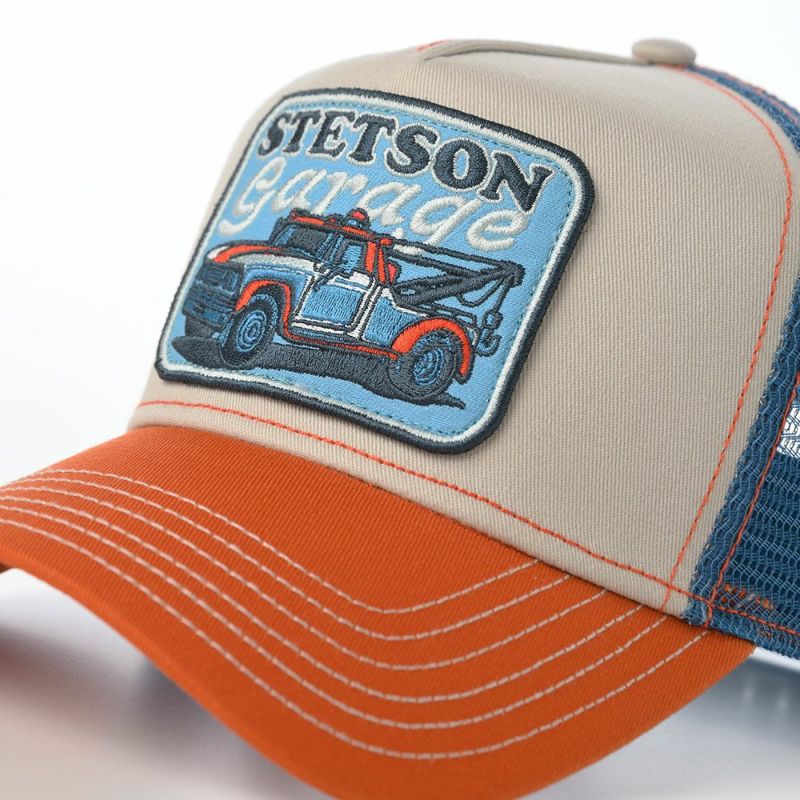 ステットソンのキャップ TRUCKER CAP STETSON's GARAGE（トラッカーキャップ ステットソンズ ガレージ） ST265EU オレンジ