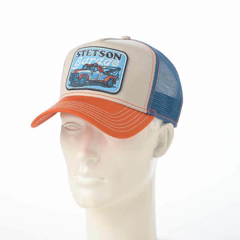 ステットソンのキャップ TRUCKER CAP STETSON's GARAGE（トラッカーキャップ ステットソンズ ガレージ） ST265EU オレンジ