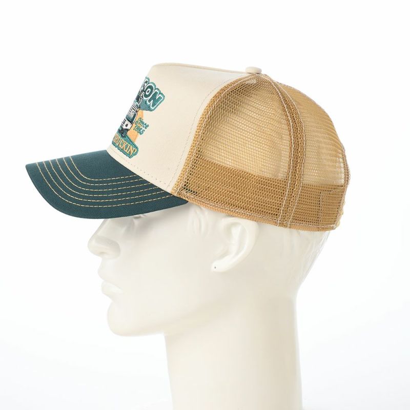 ステットソンのキャップ TRUCKER CAP KEEP ON TRUCKING（トラッカーキャップ キープオントラッキング） ST266EU グリーン