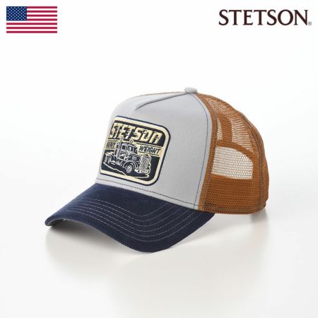 ステットソンのキャップ TRUCKER CAP HEAVY DUTY（トラッカーキャップ ヘビーデューティー） ST268EU ブルー