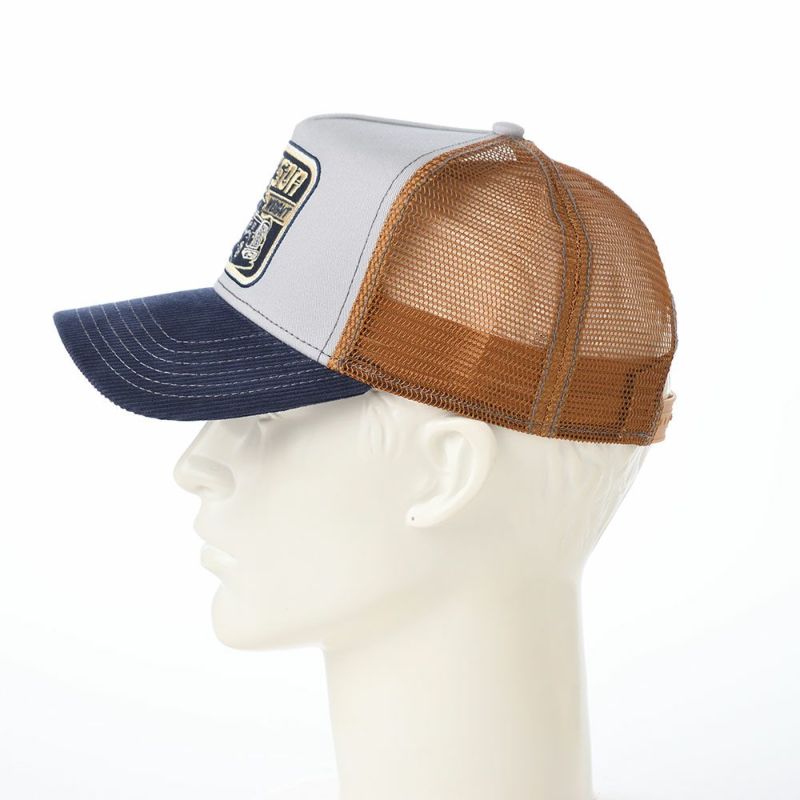 ステットソンのキャップ TRUCKER CAP HEAVY DUTY（トラッカーキャップ ヘビーデューティー） ST268EU ブルー